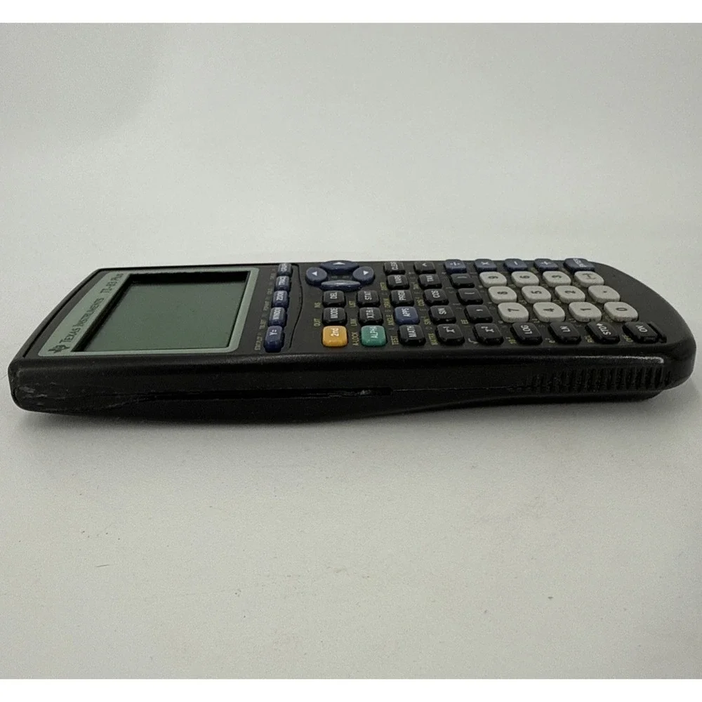Graphing Calculator With Cover, Texas Instruments TI-83 Plus For Parts Or Repair
